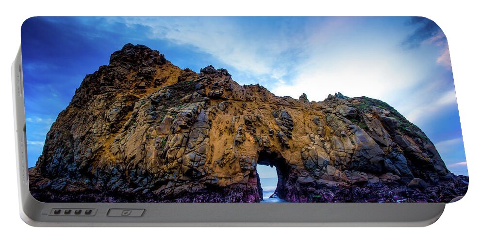 Big Sur Portable Battery Charger featuring the photograph Big Sur Sunset by Aileen Savage