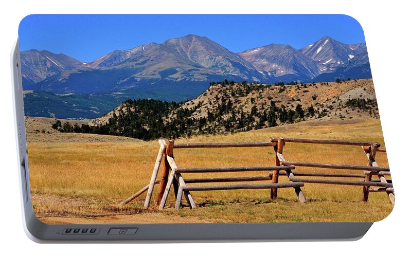 Mountains Portable Battery Charger featuring the photograph Big Timber Canyon by Marty Koch