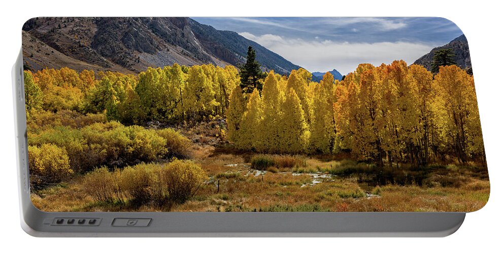 Af Zoom 24-70mm F/2.8g Portable Battery Charger featuring the photograph Bishop Creek Aspen by John Hight