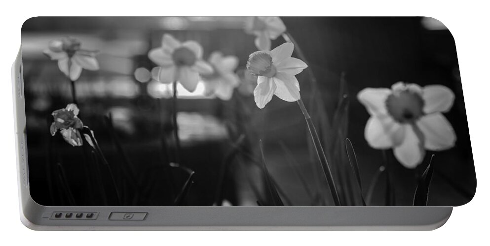 Black & White Portable Battery Charger featuring the photograph Black and White 3 by Jimmy McDonald