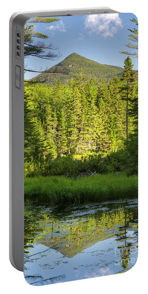 Backcountry Portable Battery Charger featuring the photograph Black Pond - Owl's Head, New Hampshire by Erin Paul Donovan