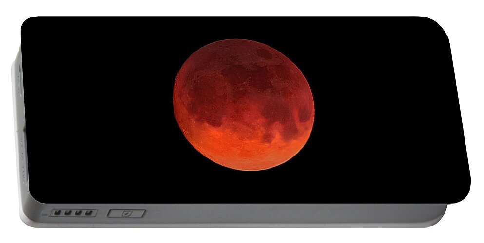 Blood Moon Portable Battery Charger featuring the photograph Blood Moon by Greg Norrell