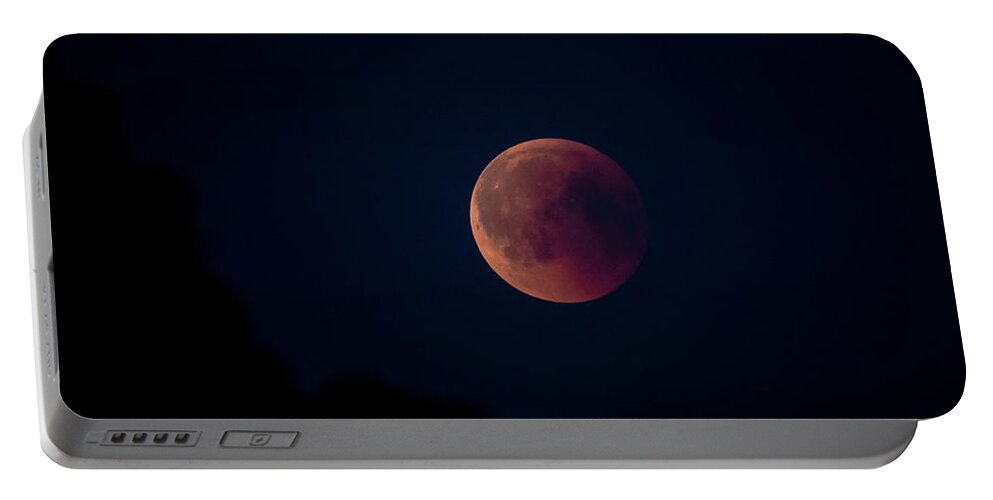 Blood Moon Portable Battery Charger featuring the photograph Blood Moon by Torbjorn Swenelius