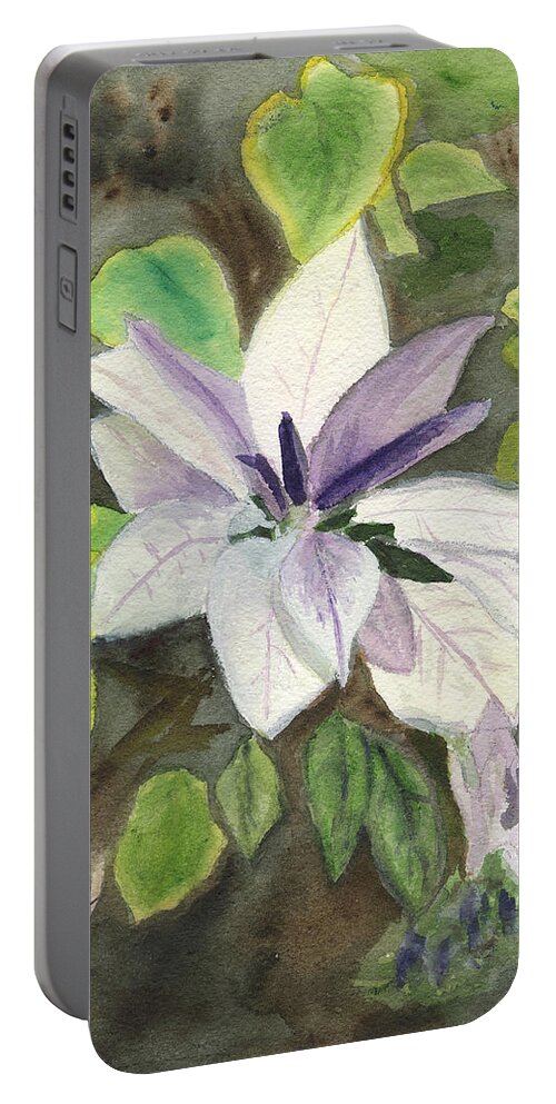 Blossom Portable Battery Charger featuring the painting Blossom at Sundy House by Donna Walsh