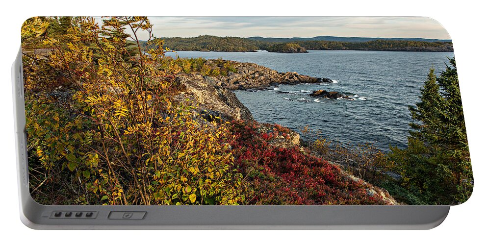 Great Lakes Portable Battery Charger featuring the photograph Blowing in the wind by Doug Gibbons