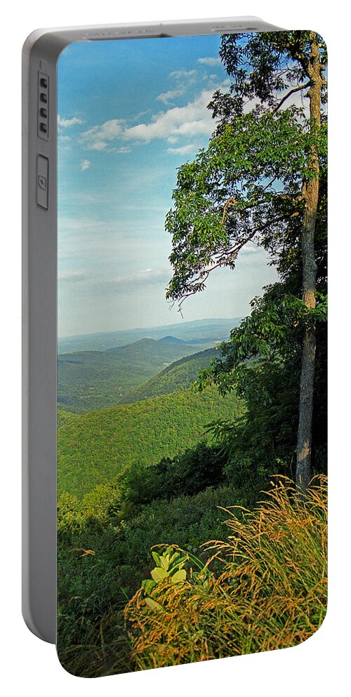 America Portable Battery Charger featuring the photograph Blue Ridge Mountains of Virginia 2008 #4 by Frank Romeo
