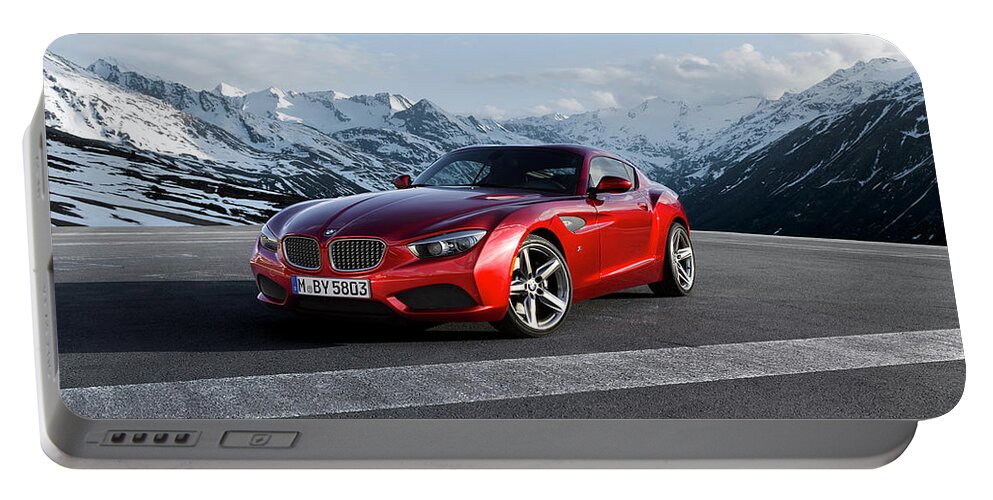 Bmw Zagato Coupe Portable Battery Charger featuring the photograph Bmw Zagato Coupe by Jackie Russo