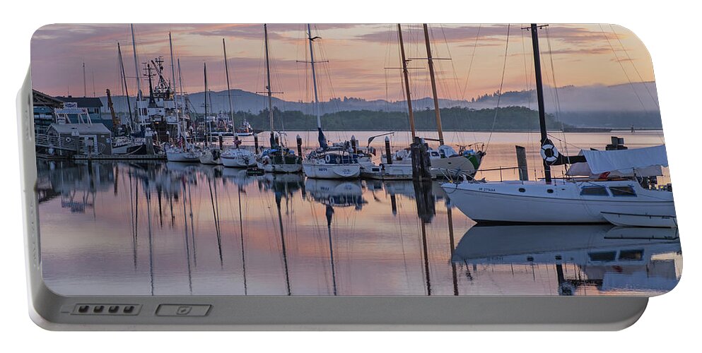 Boats Portable Battery Charger featuring the photograph Boats in Pastel by Suzy Piatt