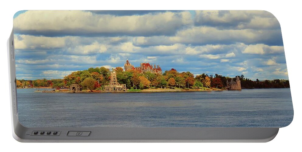 Boldt Castle Portable Battery Charger featuring the photograph Boldt Castle by Dennis McCarthy