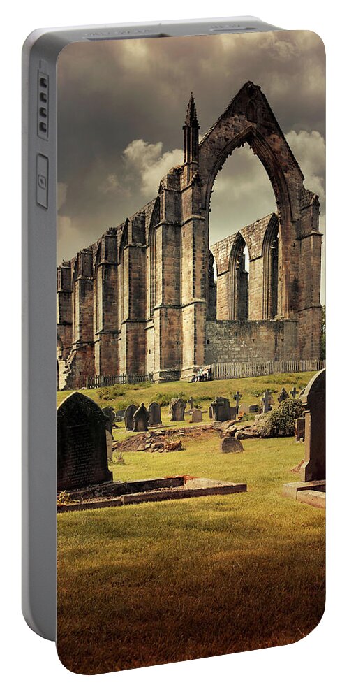 Building Portable Battery Charger featuring the photograph Bolton Abbey in the UK by Jaroslaw Blaminsky