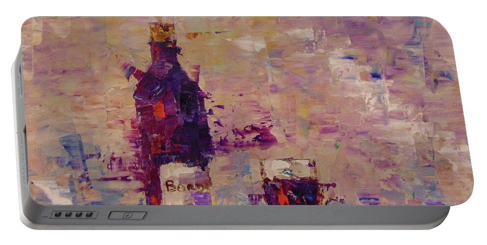 Provence. Frederic Payet Portable Battery Charger featuring the painting Bordeaux by Frederic Payet