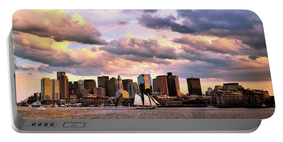 Boston Portable Battery Charger featuring the photograph Boston, Massachusetts by Colleen Phaedra