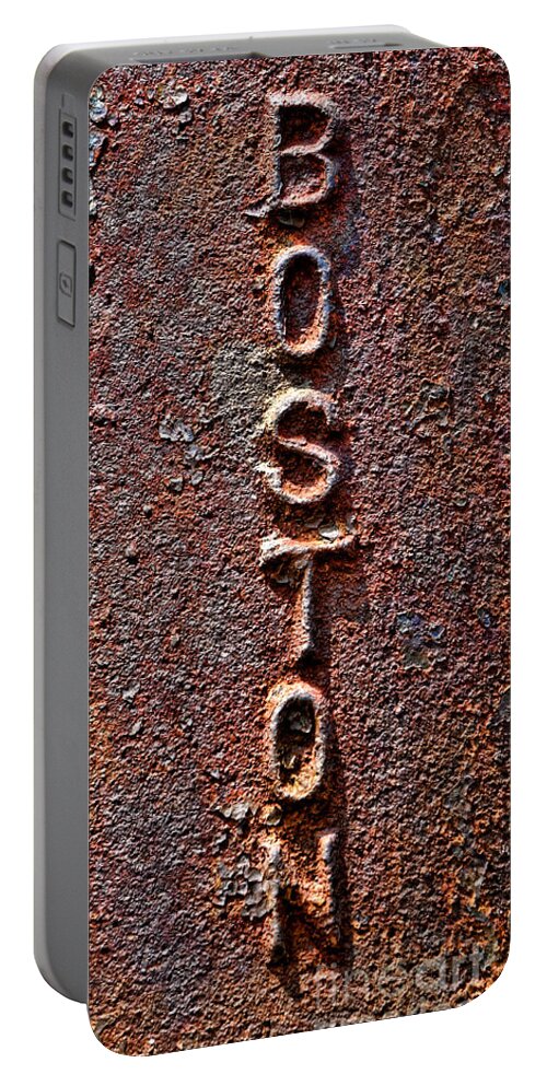 Boston Portable Battery Charger featuring the photograph Boston Tough by Olivier Le Queinec