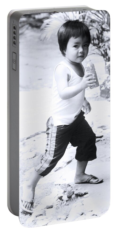 Asia Portable Battery Charger featuring the photograph Bottle Dash by Jez C Self