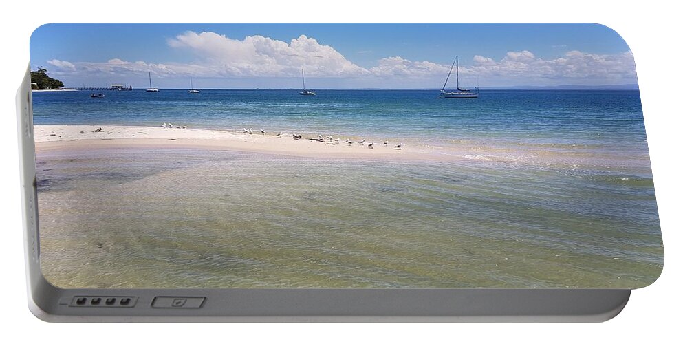 Bribie Island Portable Battery Charger featuring the photograph Bribie Waters by Cassy Allsworth