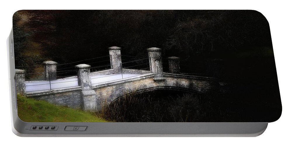 Bridge Portable Battery Charger featuring the photograph Bridge to Darkness by Michael Hope