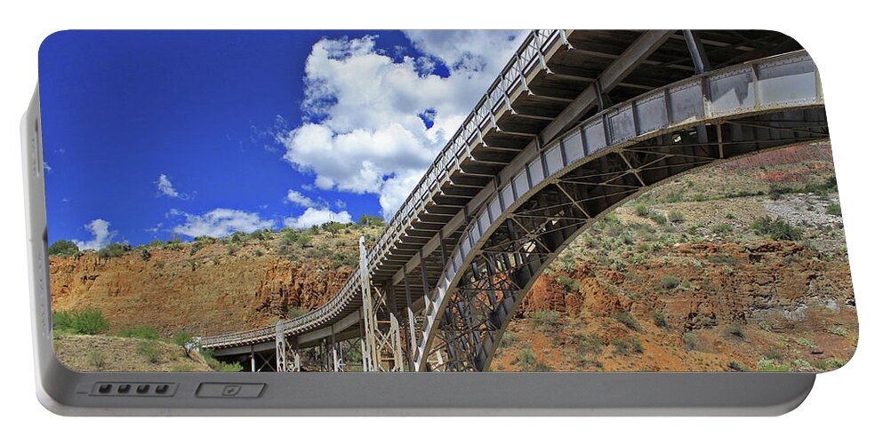 Bridge Portable Battery Charger featuring the photograph Bridge to Yesteryear by Gary Kaylor