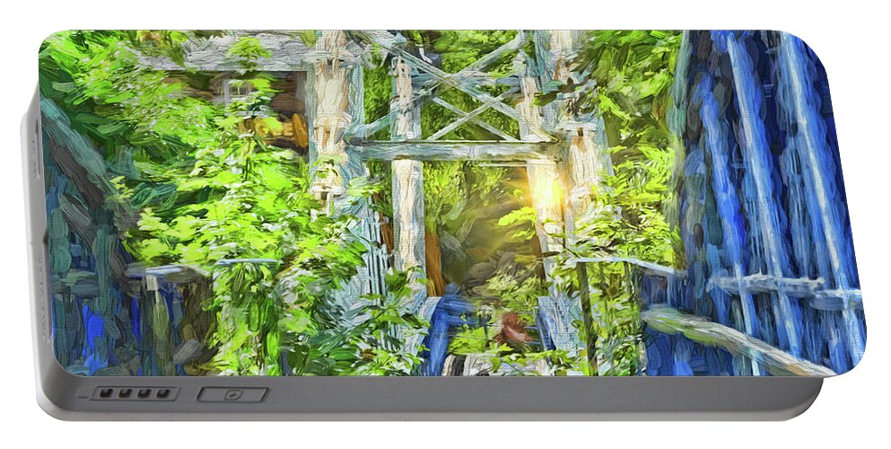 Bridge Portable Battery Charger featuring the photograph Bridge to Your Dreams by LemonArt Photography