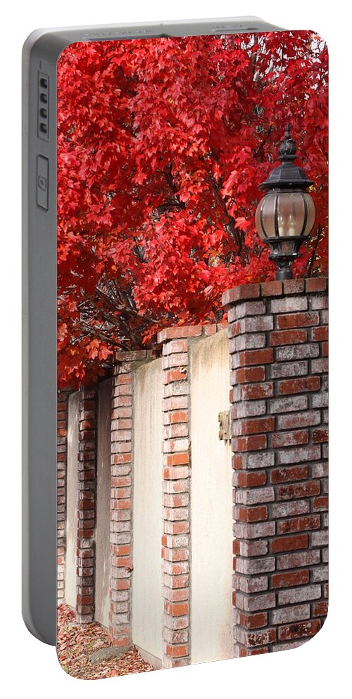 Fall Portable Battery Charger featuring the photograph Brilliant Fall by Jeff Floyd CA