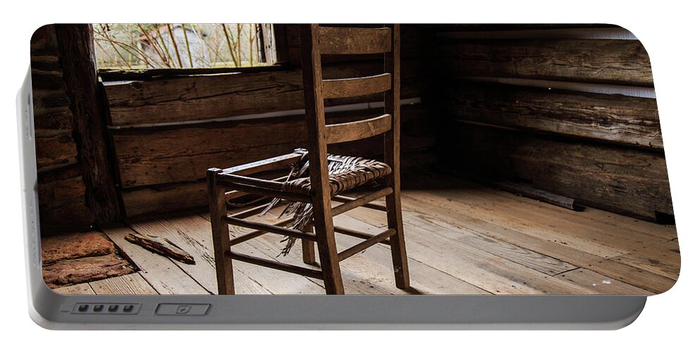 Chair Portable Battery Charger featuring the photograph Broken Chair by Doug Camara