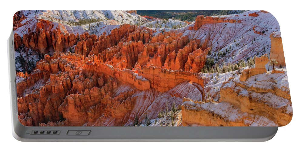 Canyon Portable Battery Charger featuring the photograph Bryce Canyon by John Roach