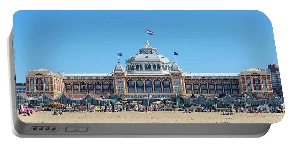 Hotel Portable Battery Charger featuring the photograph Scheveningen Beach by Anastasy Yarmolovich