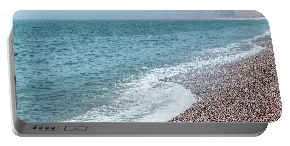 Beach Portable Battery Charger featuring the photograph Budleigh Seascape ii by Helen Jackson