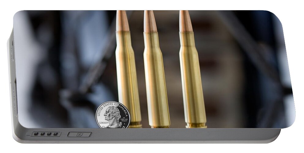 Bullet Portable Battery Charger featuring the photograph Bullet by Jackie Russo