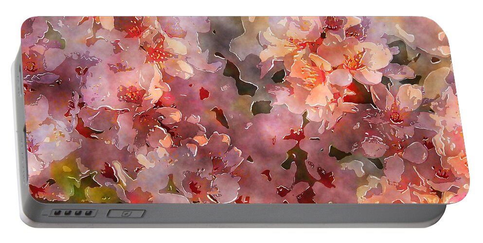 Flowers Portable Battery Charger featuring the photograph Bunches of Beauties by Julie Lueders 