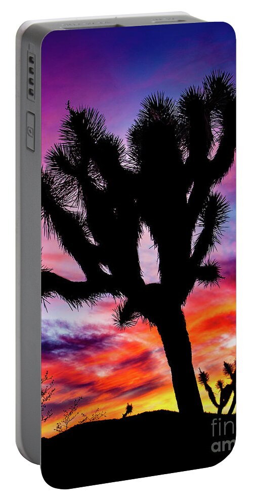 Landscape Portable Battery Charger featuring the photograph Burning Sky by Adam Morsa