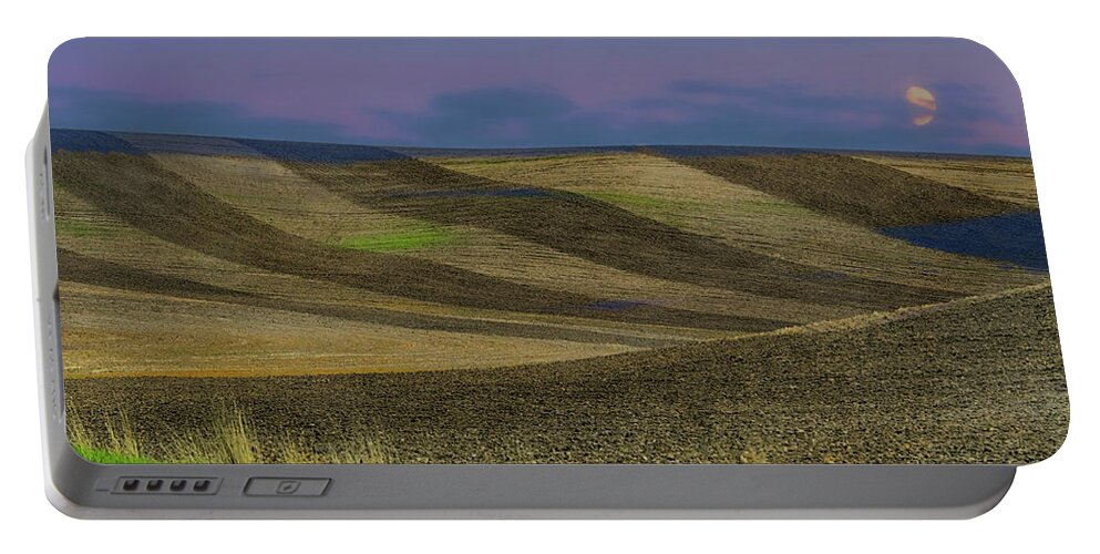 Palouse Portable Battery Charger featuring the photograph By a different light by Patricia Dennis