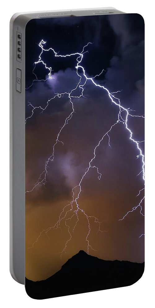 Storms Portable Battery Charger featuring the photograph By Accident by Elaine Malott