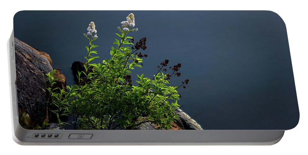 Beautiful Portable Battery Charger featuring the photograph By The Edge by Peter Scott