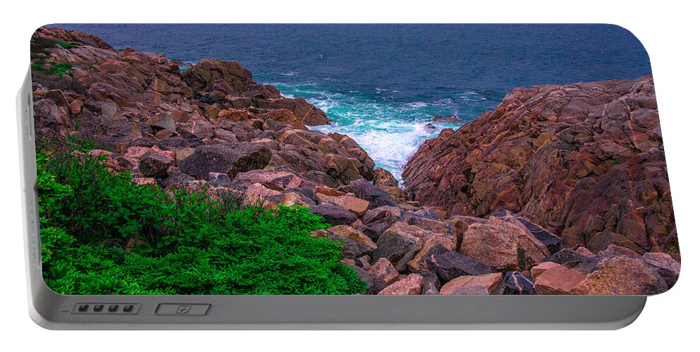 Cabot Trail Portable Battery Charger featuring the photograph Cabot trail by Patrick Boening
