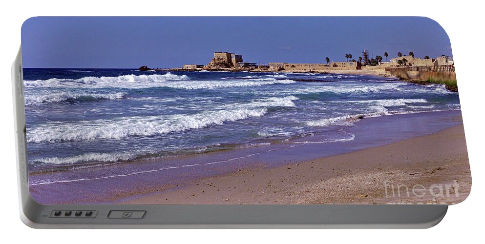Caesarea Portable Battery Charger featuring the photograph Caesarea No. 2 by Lydia Holly