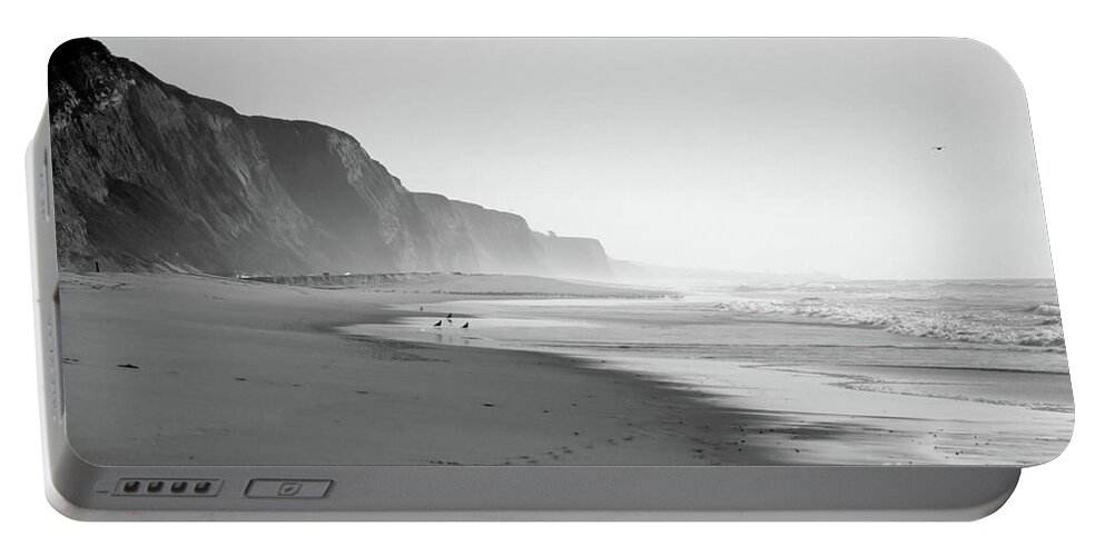 California Portable Battery Charger featuring the photograph California Shoreline by Kimberly Blom-Roemer