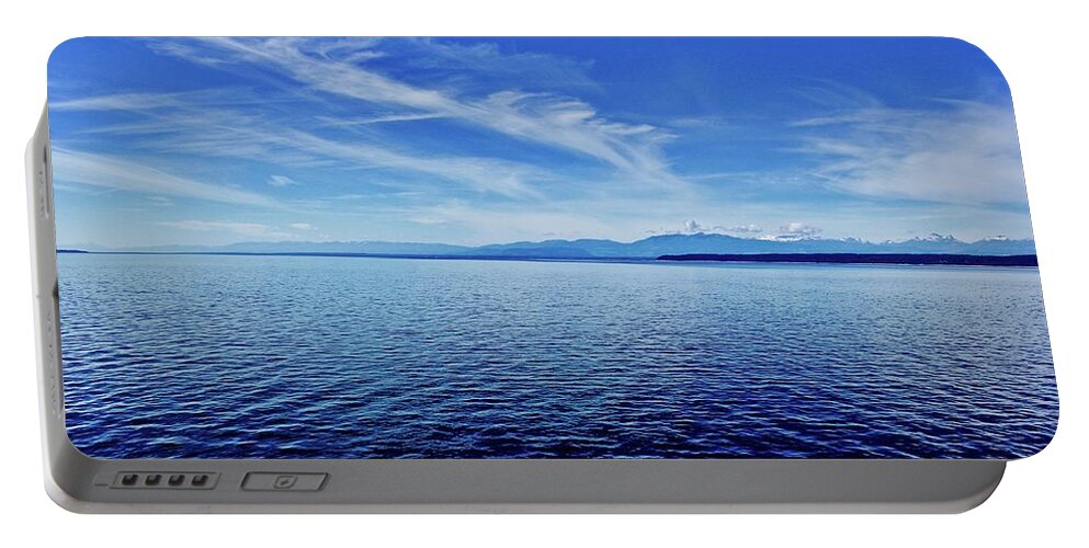  Portable Battery Charger featuring the photograph Calm Sea by Brian Sereda