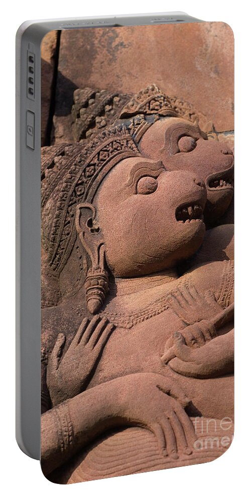 Archeology Portable Battery Charger featuring the photograph Cambodia_d411 by Craig Lovell
