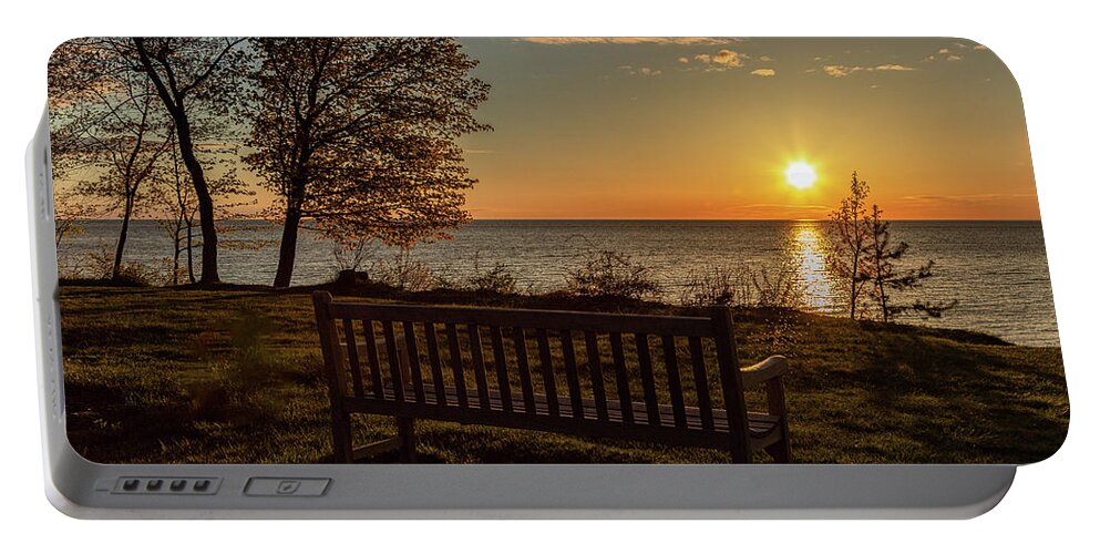 Campus Portable Battery Charger featuring the photograph Campus Sunset by Rod Best