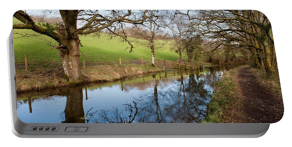 Water Portable Battery Charger featuring the photograph Canal Reflections by Helen Jackson