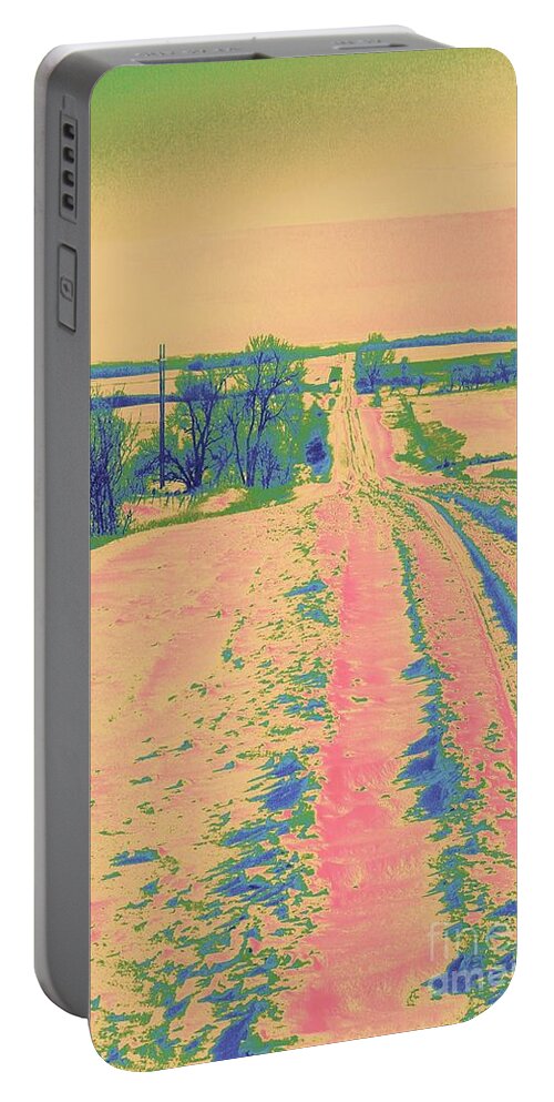 Landscape Portable Battery Charger featuring the photograph Candy Land by Julie Lueders 