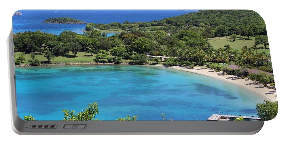 Caneel Bay Portable Battery Charger featuring the photograph Caneel Bay St. John by Fiona Kennard