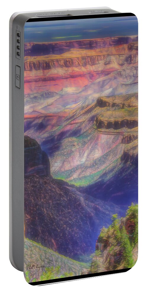 Grand Portable Battery Charger featuring the photograph Canyon Color by Will Wagner