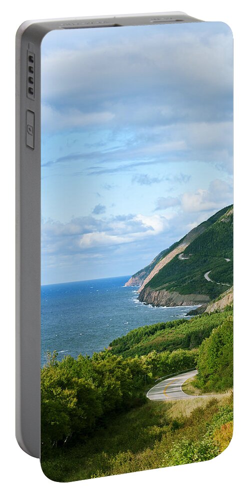 Breton Portable Battery Charger featuring the photograph Cape Breton Highlands National Park by U Schade