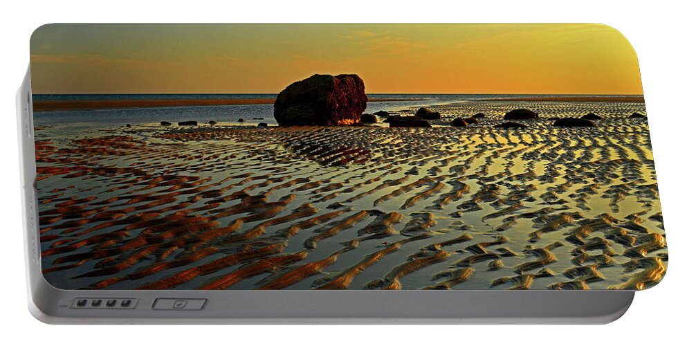 Cape Cod Bay Portable Battery Charger featuring the photograph Cape Cod Dawning by Dianne Cowen Cape Cod Photography