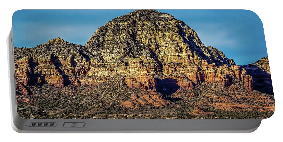 Jon Burch Portable Battery Charger featuring the photograph Capital Butte Evening by Jon Burch Photography