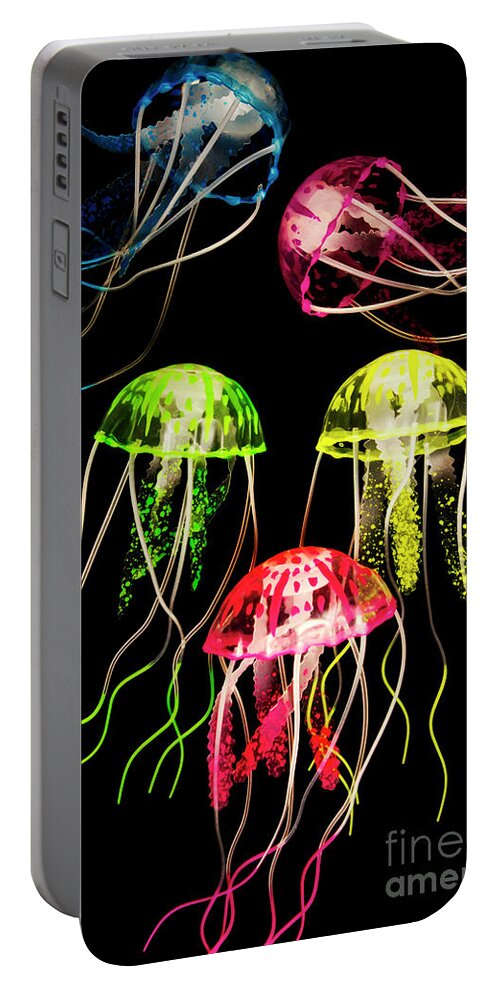 Fish Portable Battery Charger featuring the photograph Captivating connectivity by Jorgo Photography