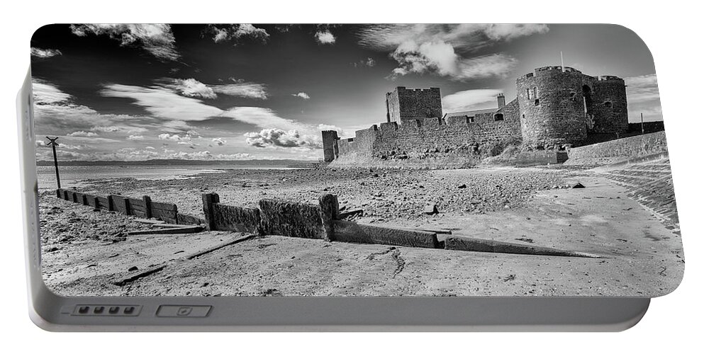Carrickfergus Portable Battery Charger featuring the photograph Carrickfergus Castle 3 by Nigel R Bell