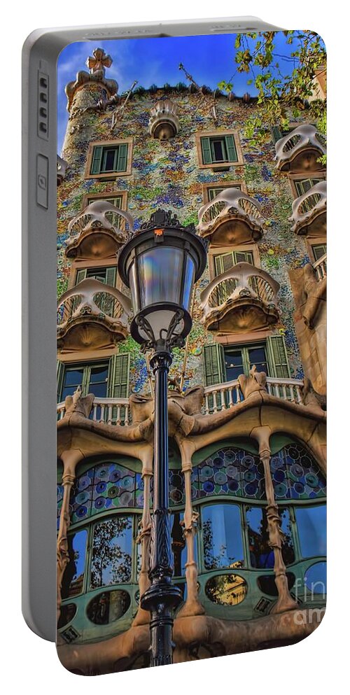 Casa Batllo Portable Battery Charger featuring the photograph Casa Batllo Gaudi by Henry Kowalski