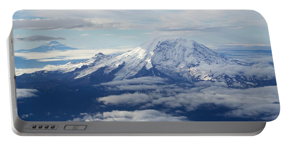 Mountains Portable Battery Charger featuring the photograph Cascade Volcanos by Brooke Bowdren